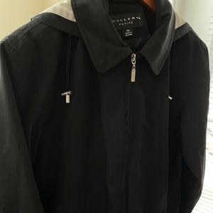 Gallery Black Raincoat
